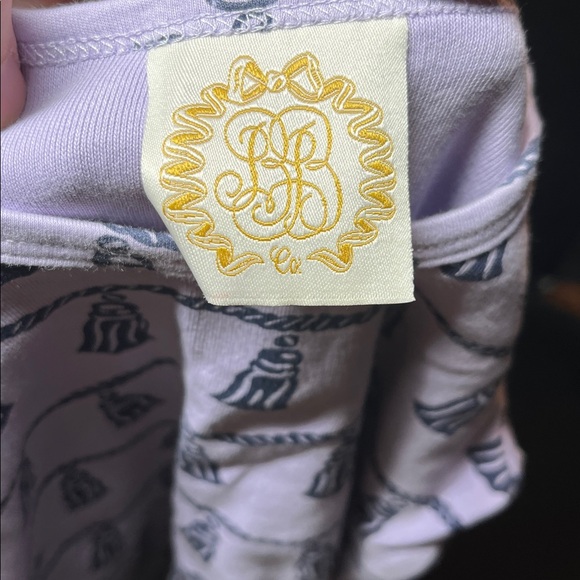 The Beaufort Bonnet Company Girls 2T Polly Play Dress Missy Todd Tassel Navy - Picture 4 of 5